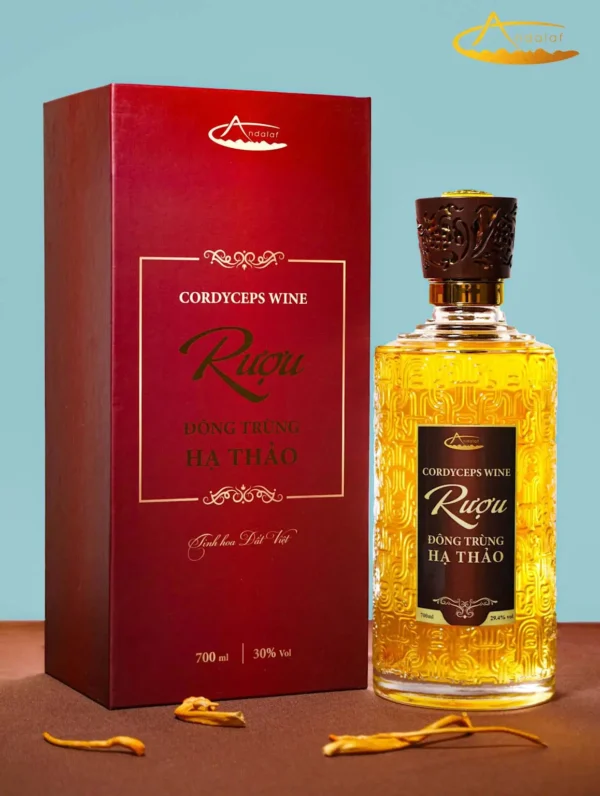 Rượu Đông Trùng 500 ml - Hình ảnh 4