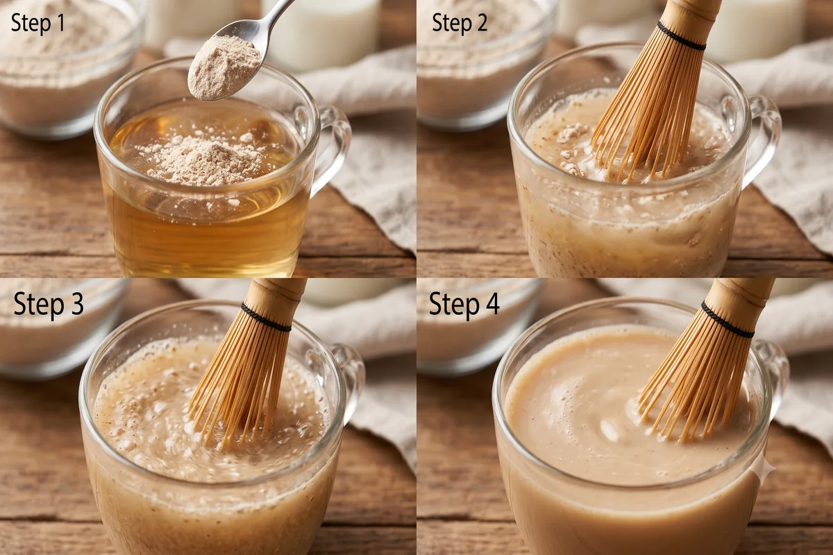 Cách pha sữa ngũ cốc dinh dưỡng sánh mịn không vón cục