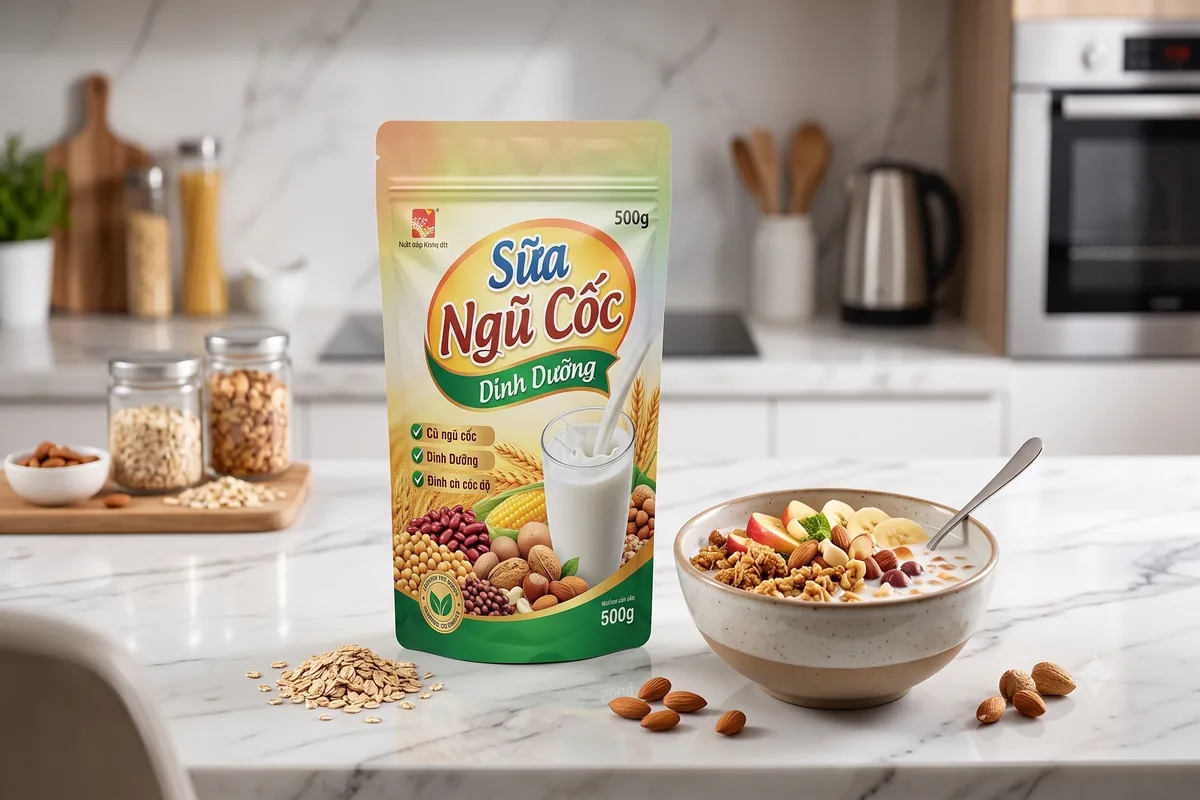 Hộp Sữa Ngũ Cốc 500g Fuji chính hãng dinh dưỡng thực vật tại dongtrung.vn