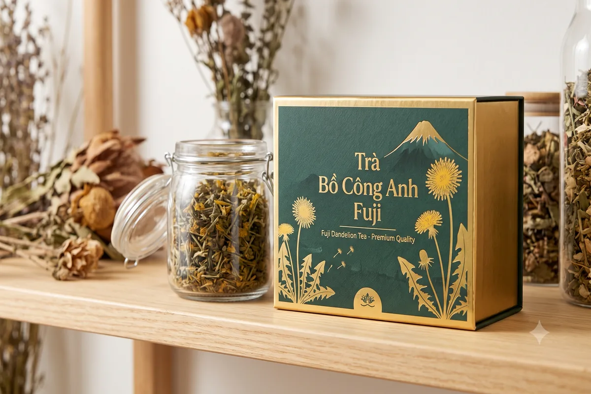 Hộp Trà Bồ Công Anh Fuji chính hãng tại dongtrung.vn