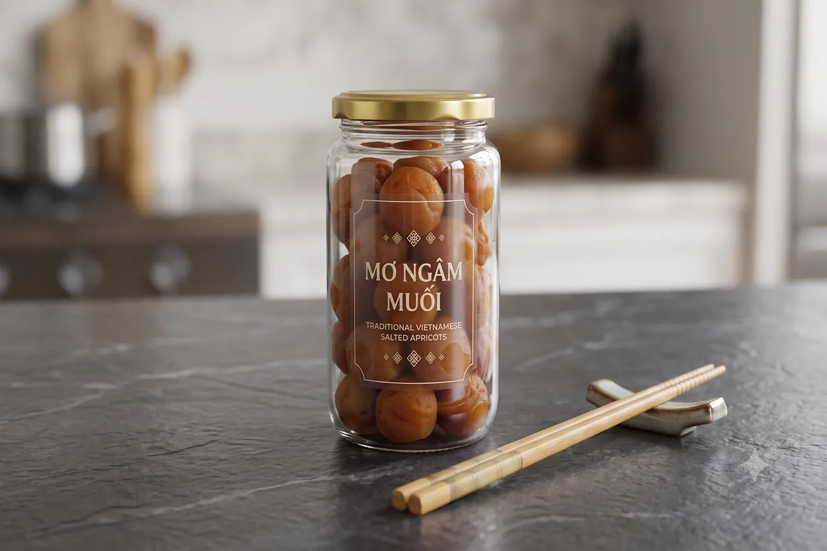 Hũ Mơ ngâm muối Fuji chính hãng chất lượng thực dưỡng tại dongtrung.vn