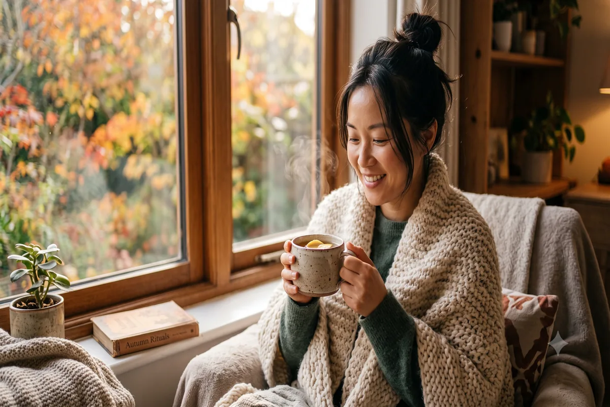 Thưởng thức trà gừng mật ong ấm áp bảo vệ đường hô hấp trong mùa lạnh